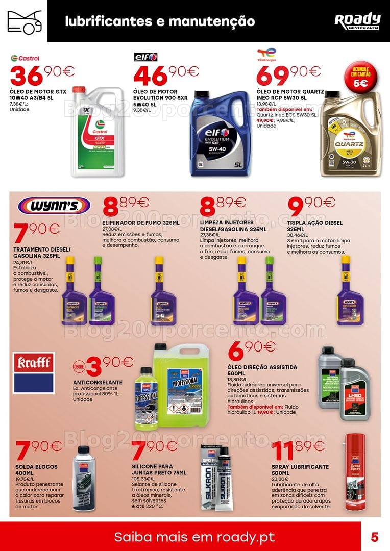 Antevisão Folheto ROADY Promoções até 25 outubro